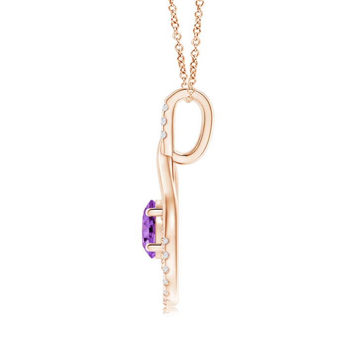 AA - Amethyst / 1.58 CT / 14 KT Rose Gold