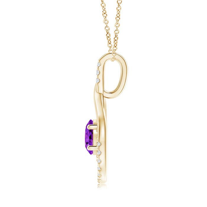 AAA - Amethyst / 1.58 CT / 14 KT Yellow Gold