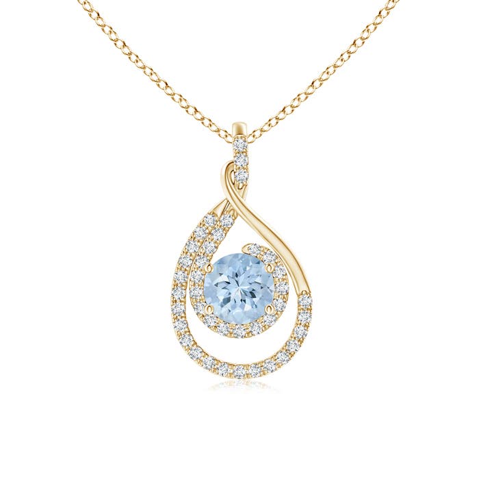 AA - Aquamarine / 1.04 CT / 14 KT Yellow Gold