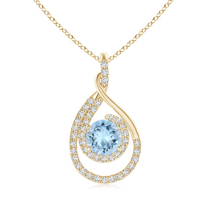 AAA - Aquamarine / 1.55 CT / 14 KT Yellow Gold