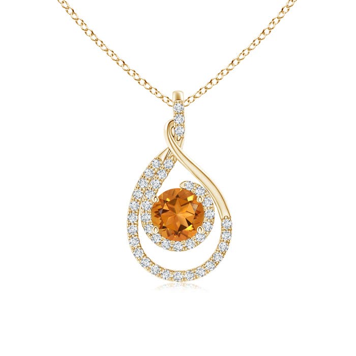 AAA - Citrine / 1.02 CT / 14 KT Yellow Gold