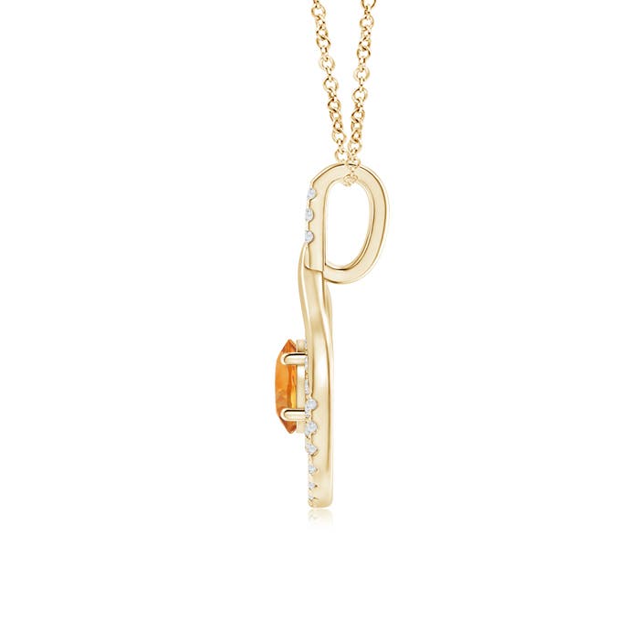 AAA - Citrine / 1.02 CT / 14 KT Yellow Gold