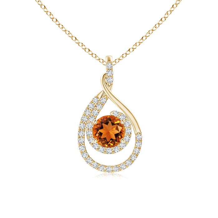 AAAA - Citrine / 1.02 CT / 14 KT Yellow Gold