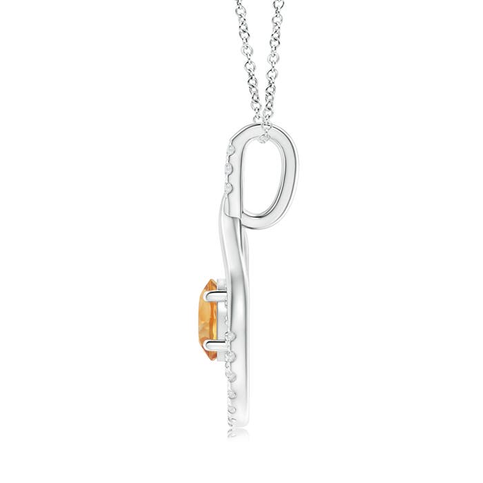 A - Citrine / 1.68 CT / 14 KT White Gold