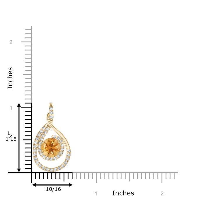 A - Citrine / 1.68 CT / 14 KT Yellow Gold