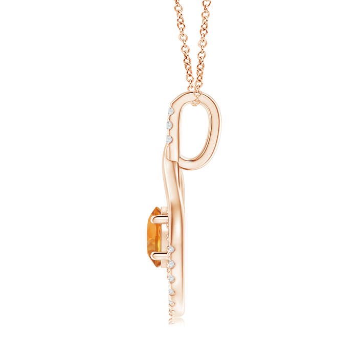 AAA - Citrine / 1.68 CT / 14 KT Rose Gold