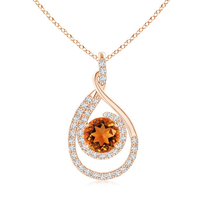 AAAA - Citrine / 1.68 CT / 14 KT Rose Gold