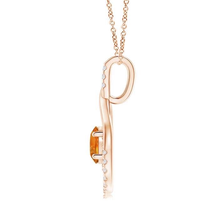 AAAA - Citrine / 1.68 CT / 14 KT Rose Gold