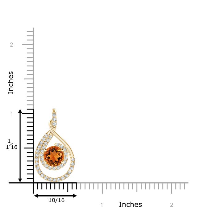 AAAA - Citrine / 1.68 CT / 14 KT Yellow Gold