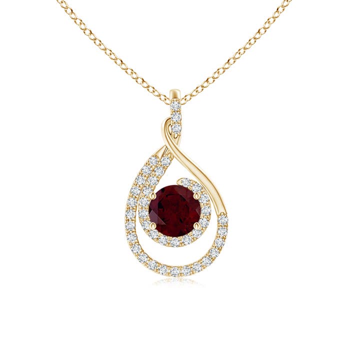 A - Garnet / 1.32 CT / 14 KT Yellow Gold