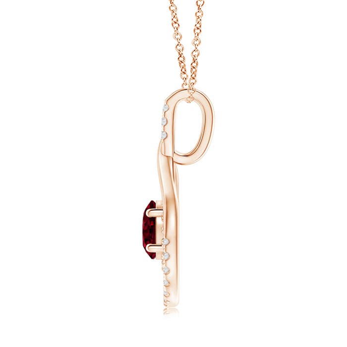 A - Garnet / 1.93 CT / 14 KT Rose Gold