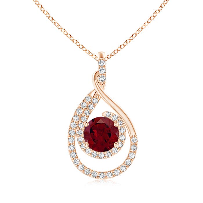 AA - Garnet / 1.93 CT / 14 KT Rose Gold