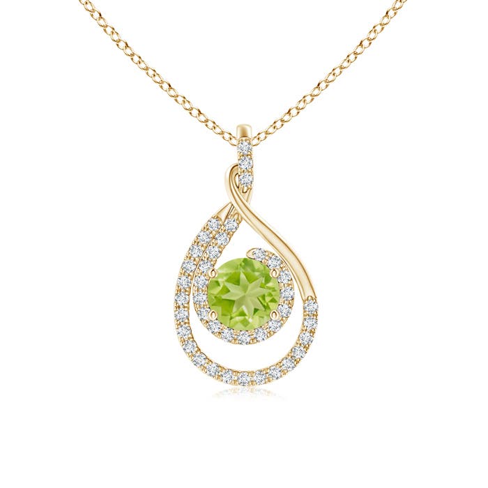 AA - Peridot / 1.27 CT / 14 KT Yellow Gold