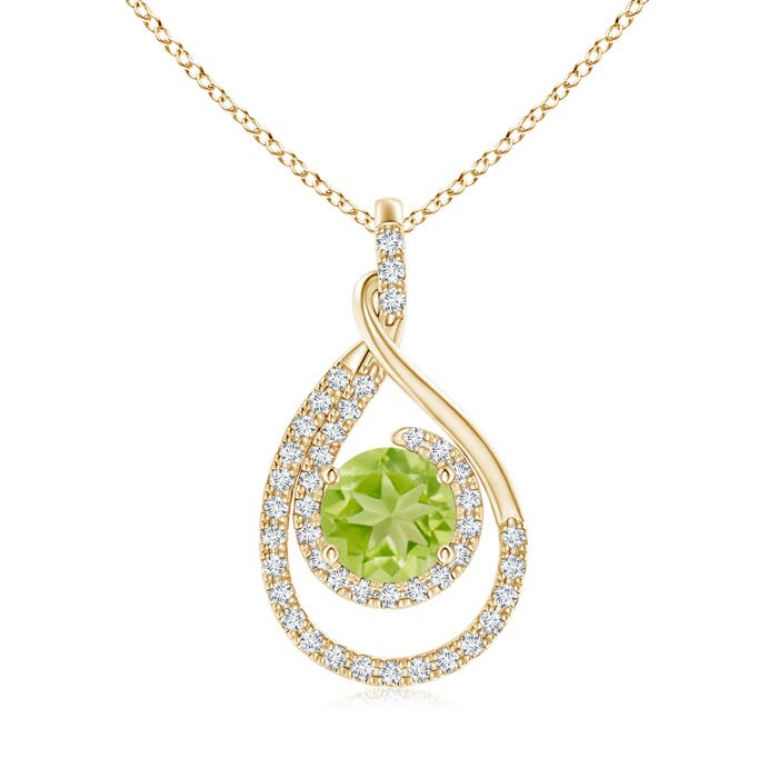 AA - Peridot / 1.83 CT / 14 KT Yellow Gold