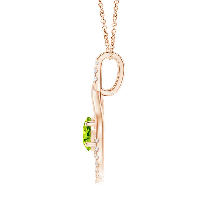 AAA - Peridot / 1.83 CT / 14 KT Rose Gold