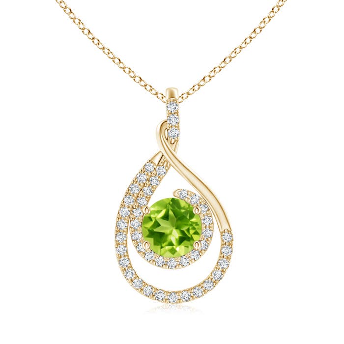 AAA - Peridot / 1.83 CT / 14 KT Yellow Gold