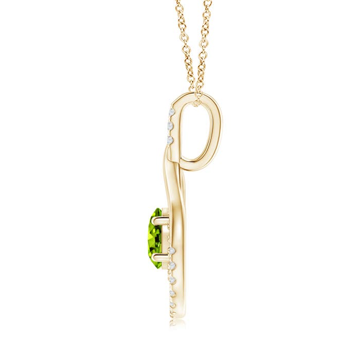 AAAA - Peridot / 1.83 CT / 14 KT Yellow Gold