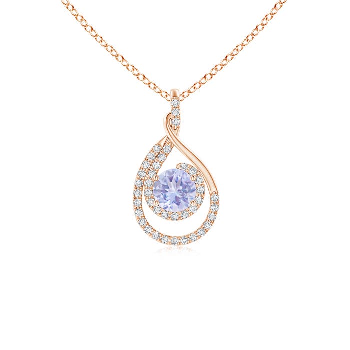 A - Tanzanite / 0.7 CT / 14 KT Rose Gold