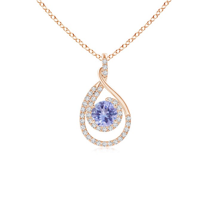 AA - Tanzanite / 0.7 CT / 14 KT Rose Gold