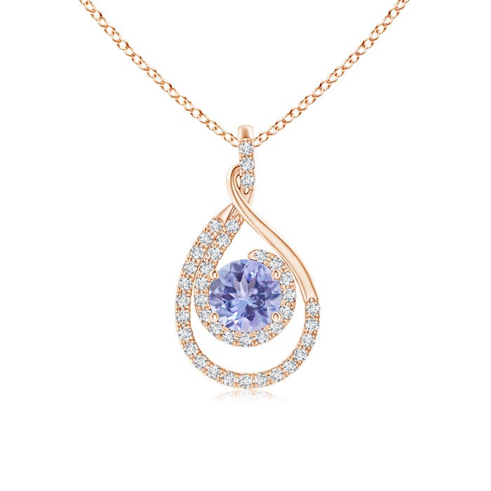 A - Tanzanite / 1.22 CT / 14 KT Rose Gold