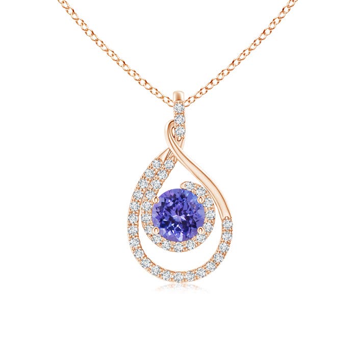 AA - Tanzanite / 1.22 CT / 14 KT Rose Gold