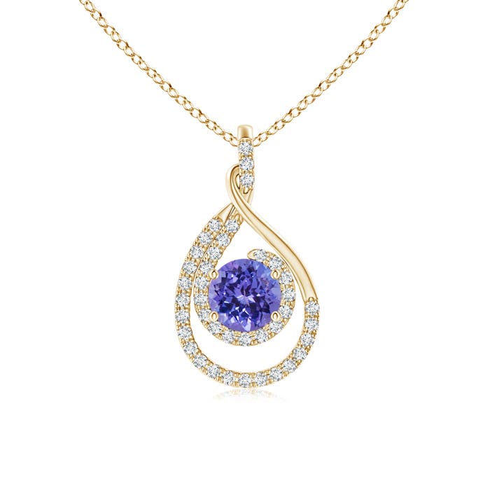 AA - Tanzanite / 1.22 CT / 14 KT Yellow Gold