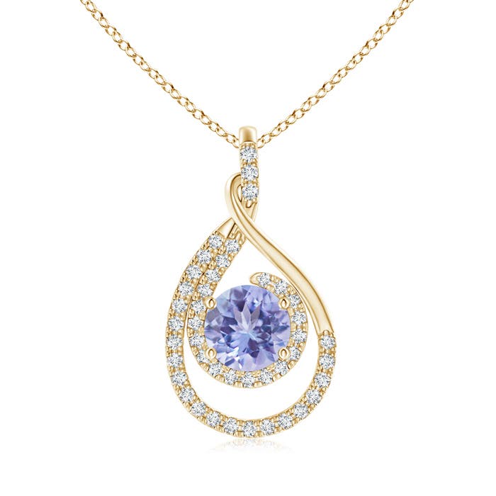 A - Tanzanite / 1.88 CT / 14 KT Yellow Gold