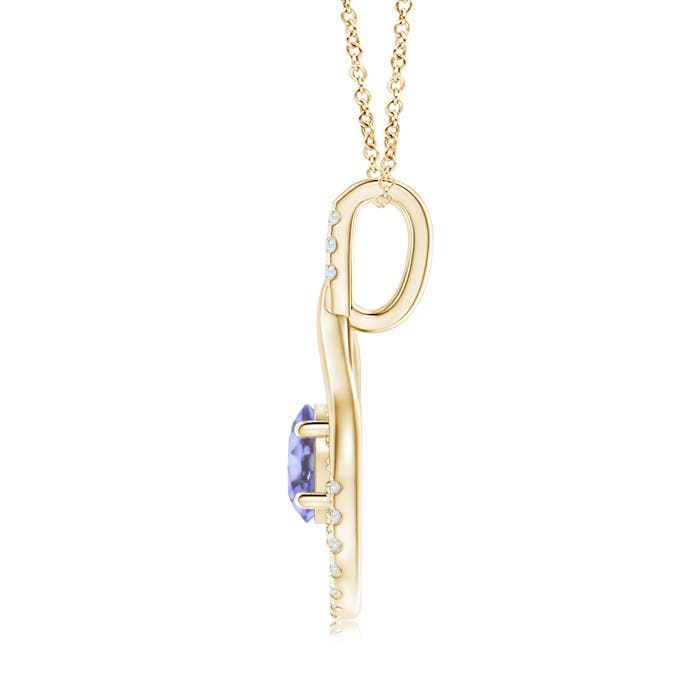 A - Tanzanite / 1.88 CT / 14 KT Yellow Gold