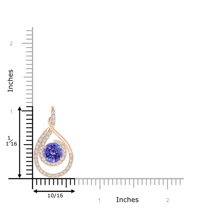 AA - Tanzanite / 1.88 CT / 14 KT Rose Gold