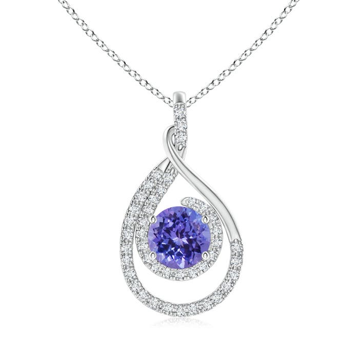 AA - Tanzanite / 1.88 CT / 14 KT White Gold