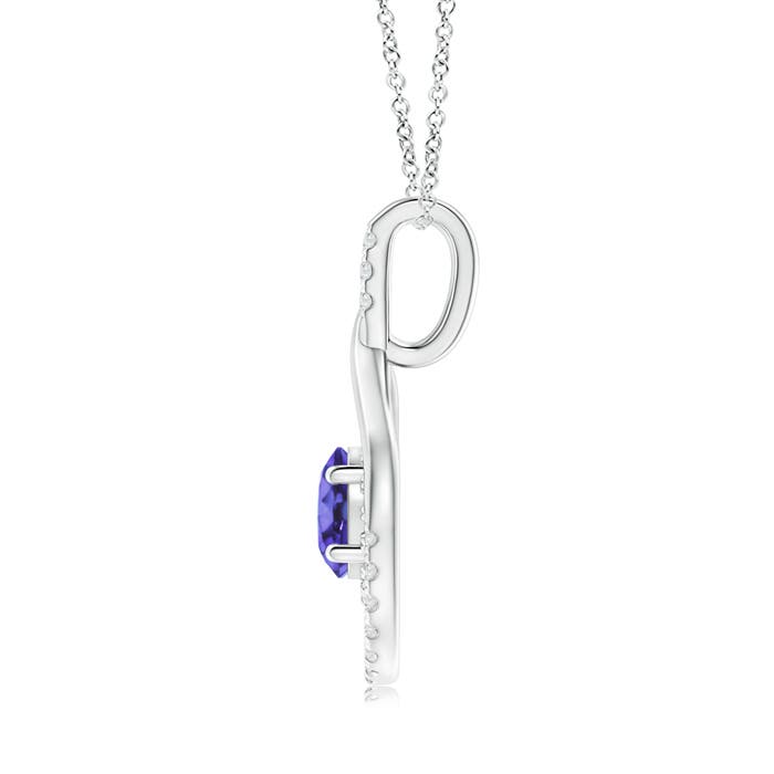 AA - Tanzanite / 1.88 CT / 14 KT White Gold