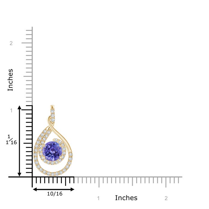 AA - Tanzanite / 1.88 CT / 14 KT Yellow Gold