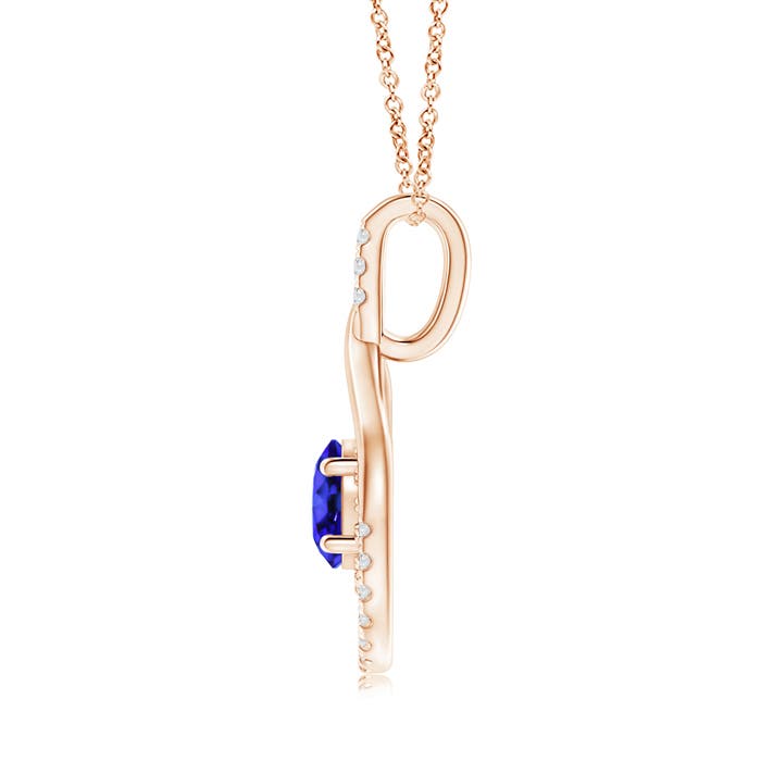 AAA - Tanzanite / 1.88 CT / 14 KT Rose Gold