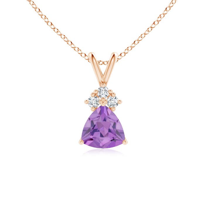 A - Amethyst / 0.76 CT / 14 KT Rose Gold