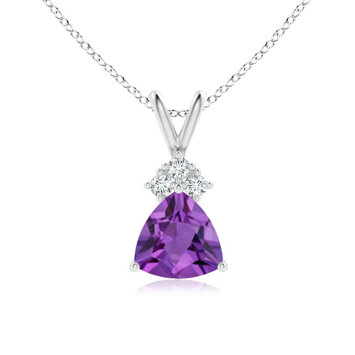 AA - Amethyst / 1.18 CT / 14 KT White Gold