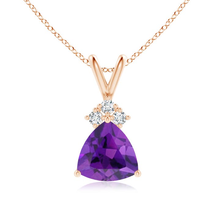 AAA - Amethyst / 1.69 CT / 14 KT Rose Gold