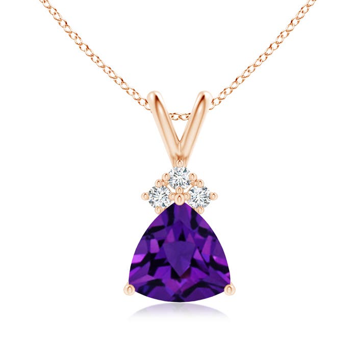 AAAA - Amethyst / 1.69 CT / 14 KT Rose Gold