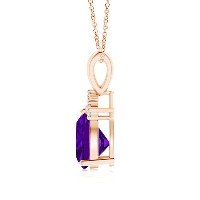 AAAA - Amethyst / 1.69 CT / 14 KT Rose Gold