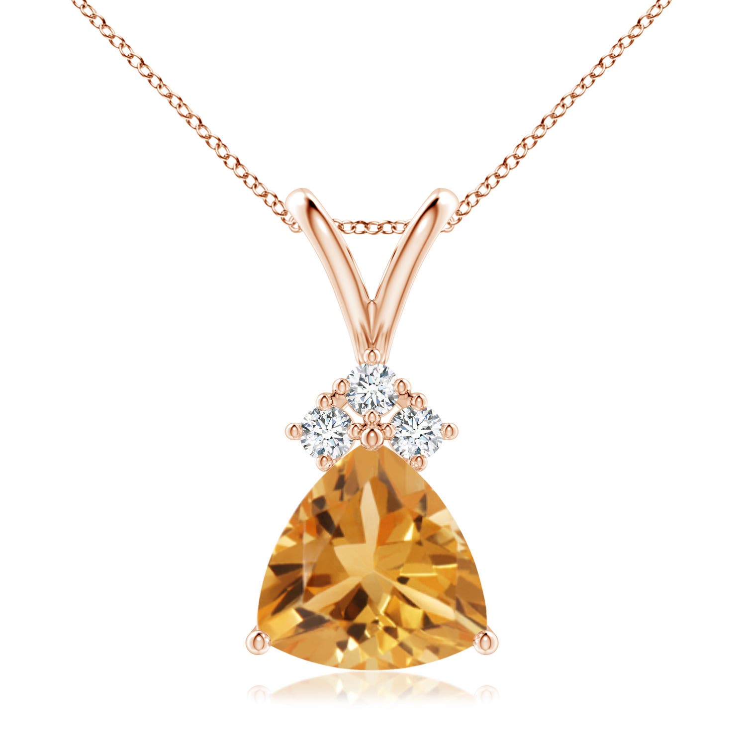 A - Citrine / 1.49 CT / 14 KT Rose Gold