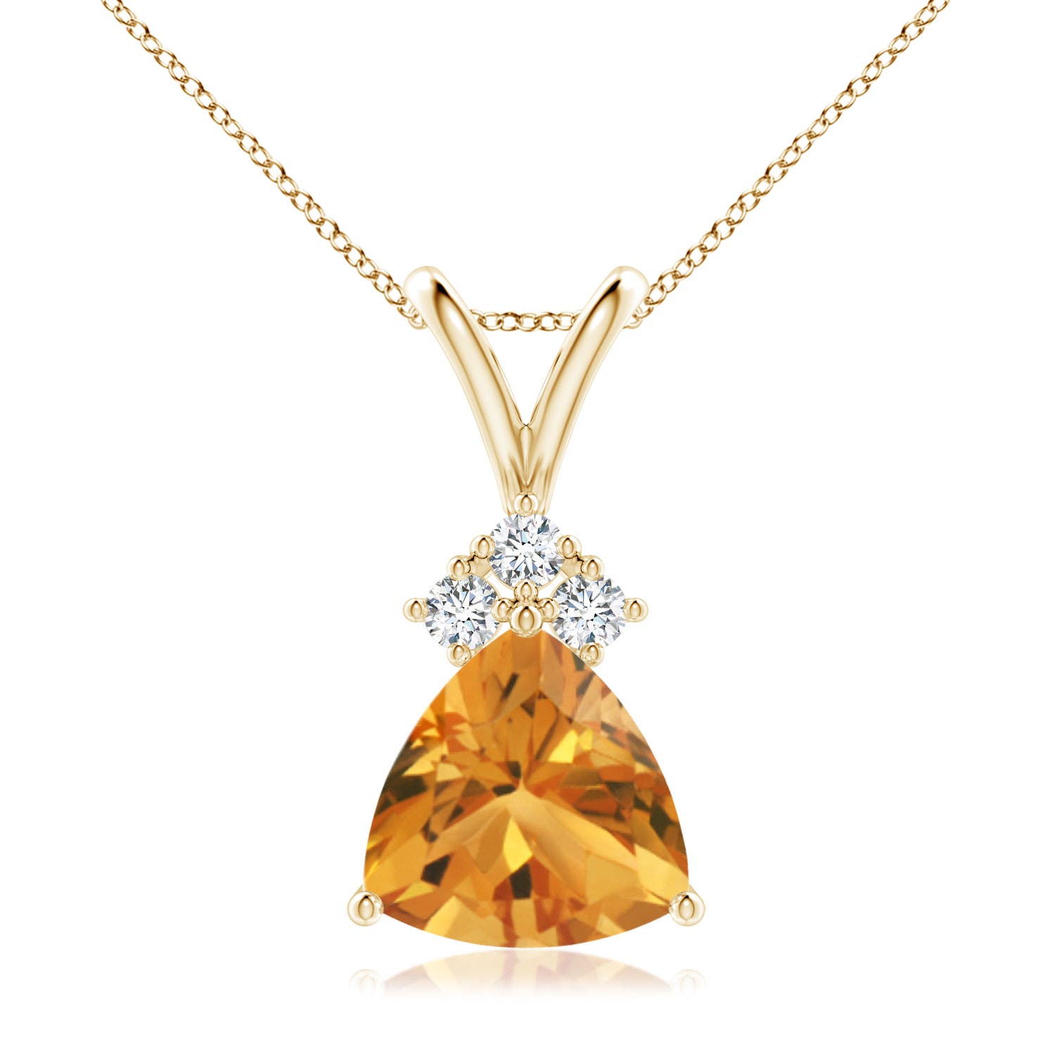 AA - Citrine / 1.49 CT / 14 KT Yellow Gold