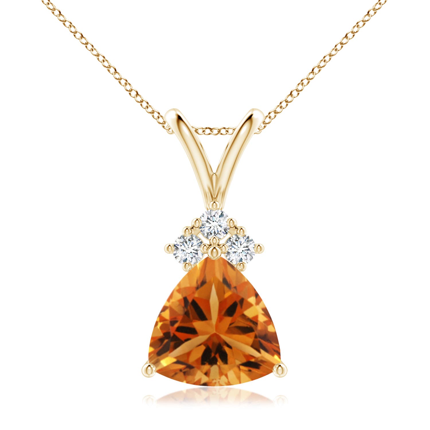 AAA - Citrine / 1.49 CT / 14 KT Yellow Gold