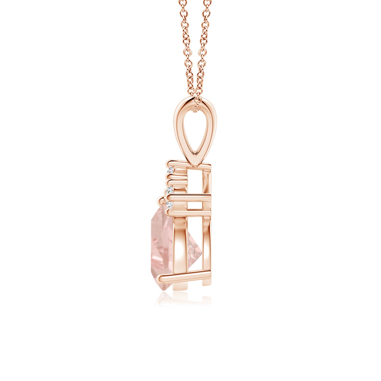 AA - Morganite / 0.66 CT / 14 KT Rose Gold