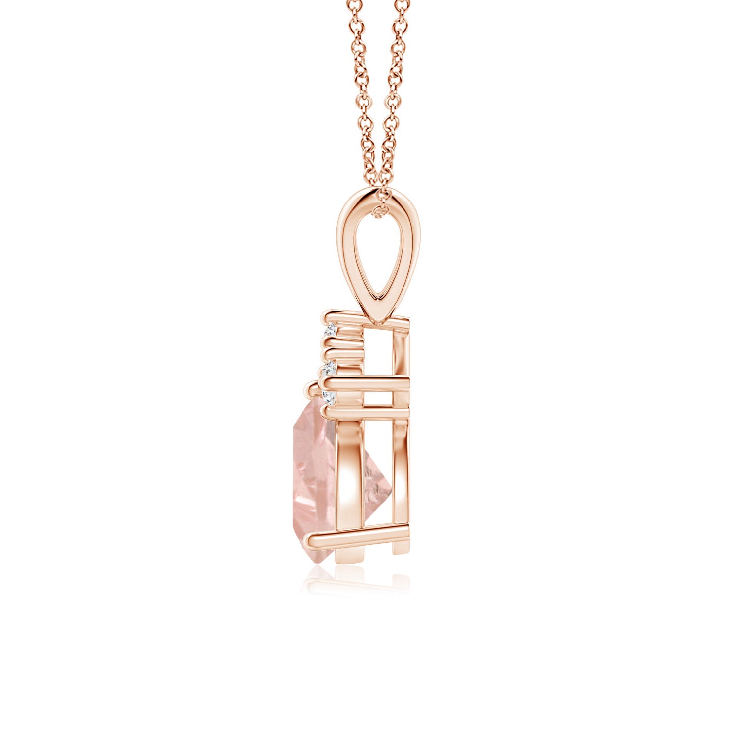 AAA - Morganite / 0.66 CT / 14 KT Rose Gold