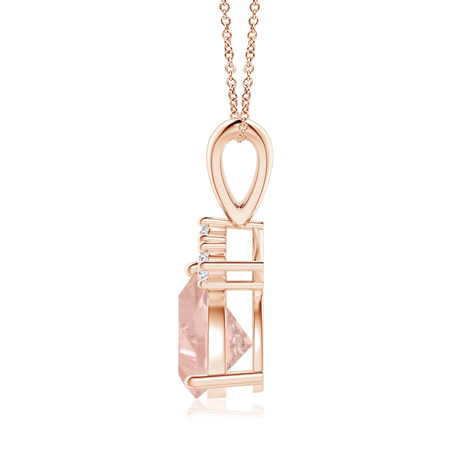 AAA - Morganite / 0.98 CT / 14 KT Rose Gold