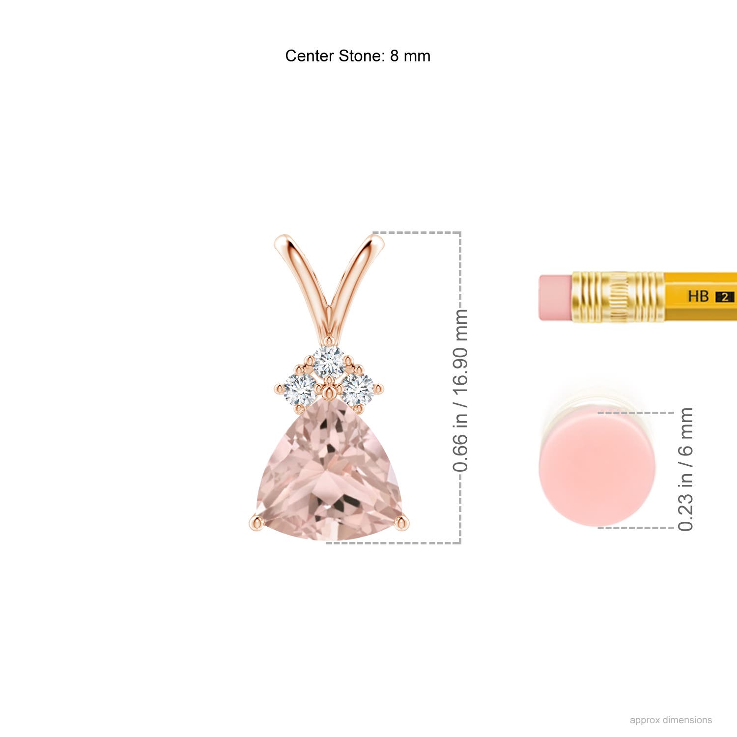 A - Morganite / 1.44 CT / 14 KT Rose Gold