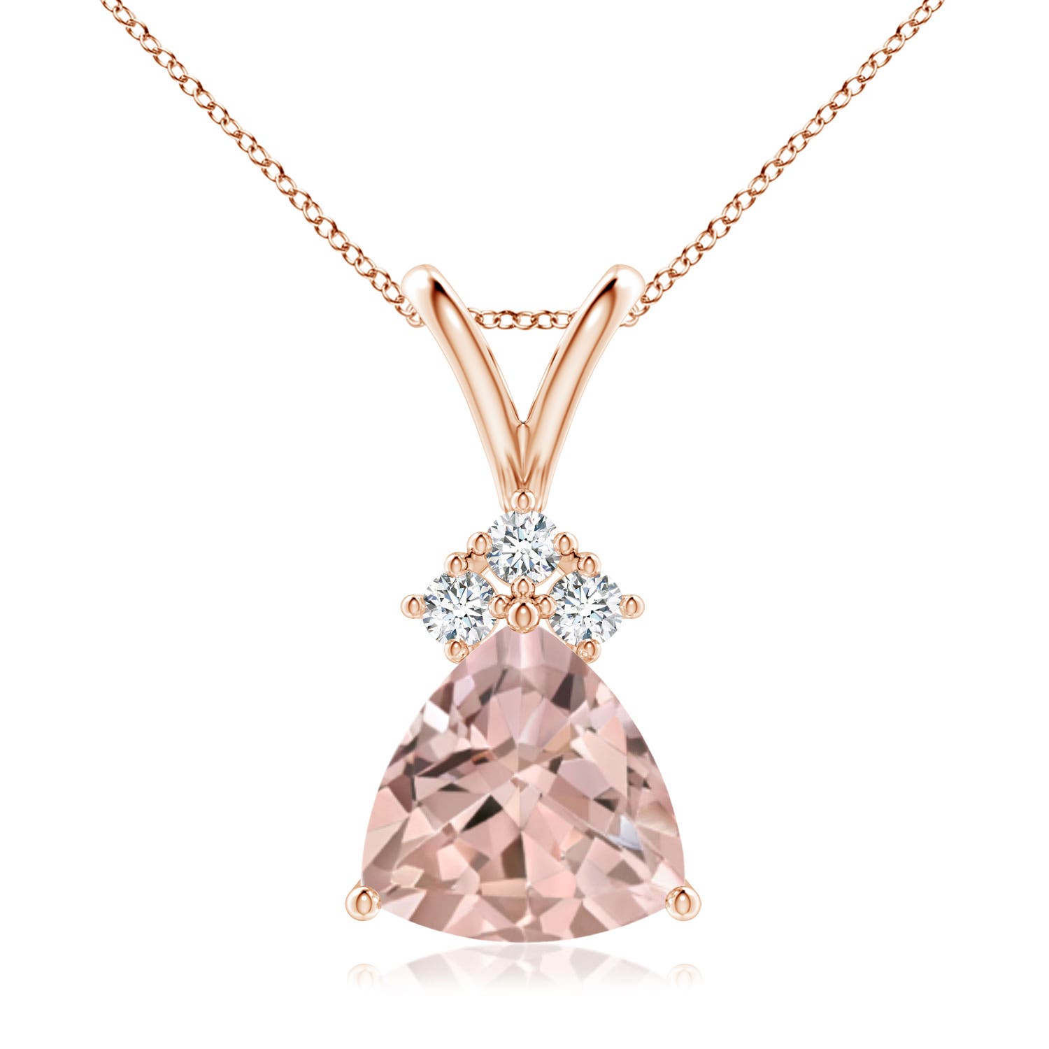 AA - Morganite / 1.44 CT / 14 KT Rose Gold