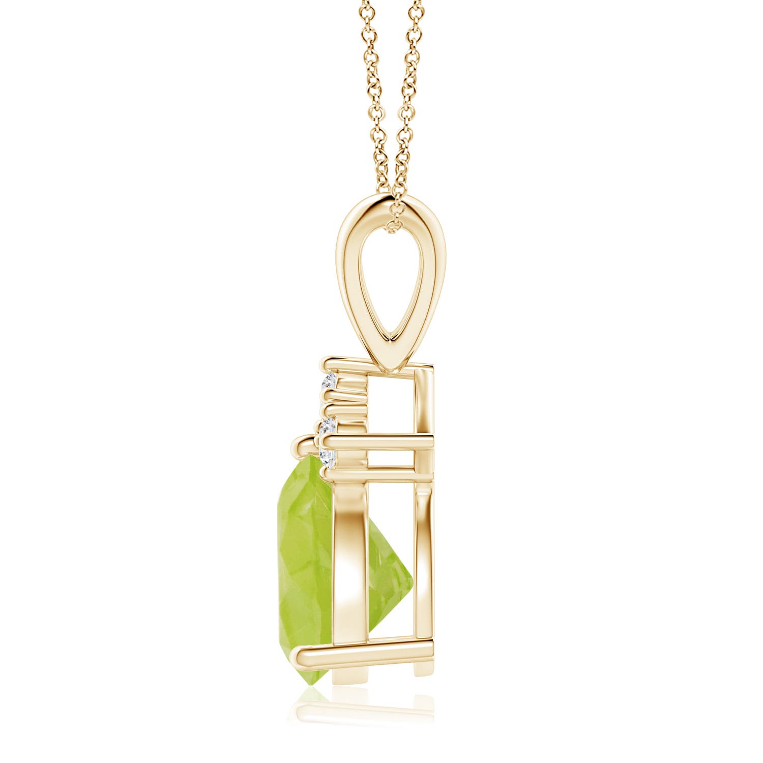 A - Peridot / 1.99 CT / 14 KT Yellow Gold