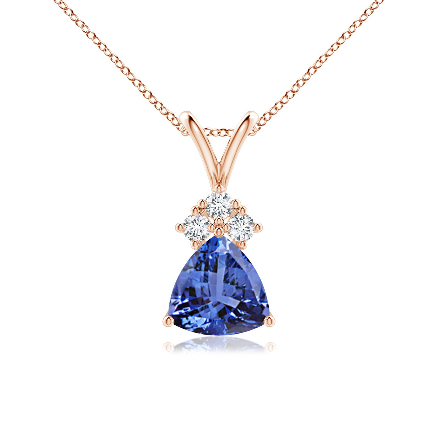 AA - Tanzanite / 0.81 CT / 14 KT Rose Gold