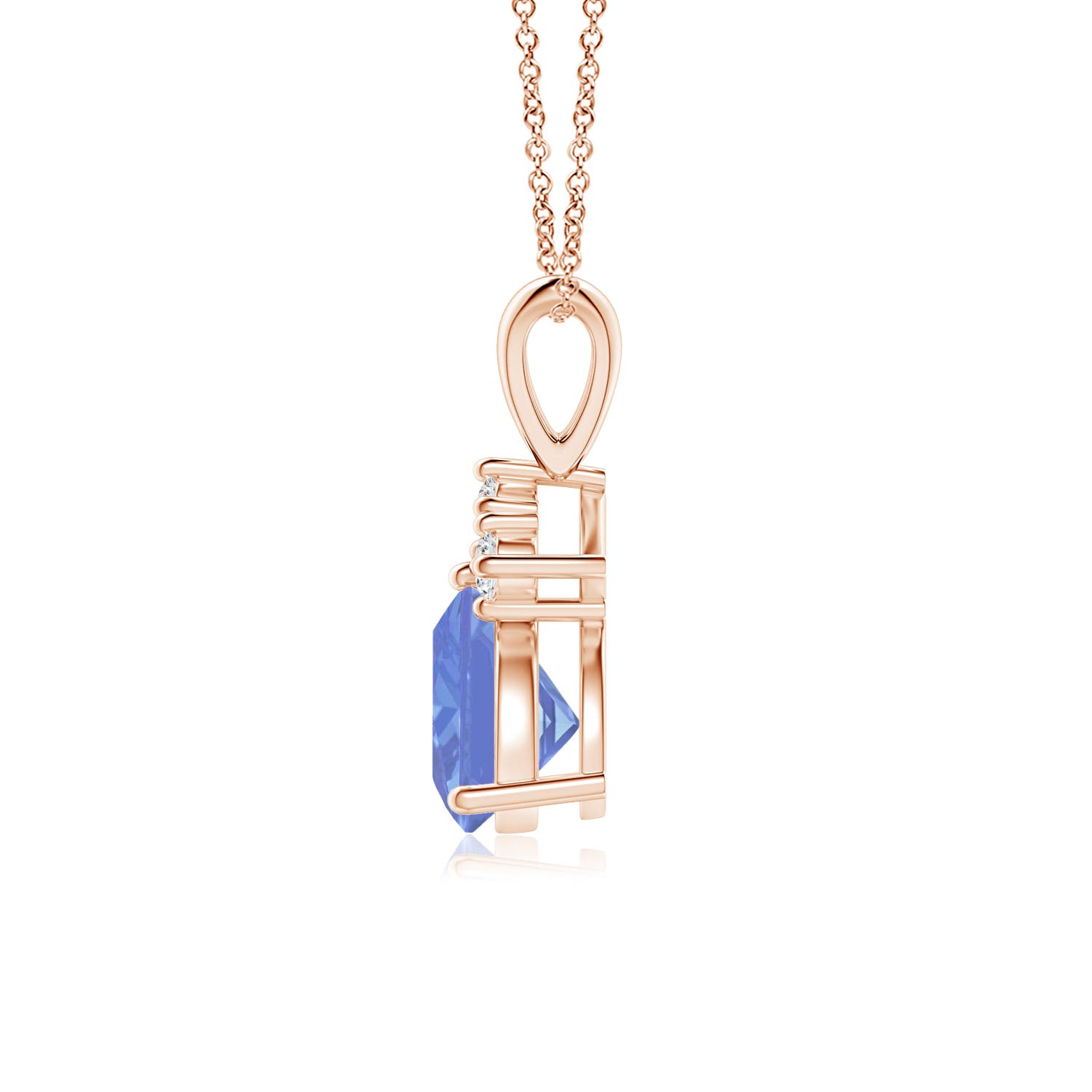 AA - Tanzanite / 0.81 CT / 14 KT Rose Gold