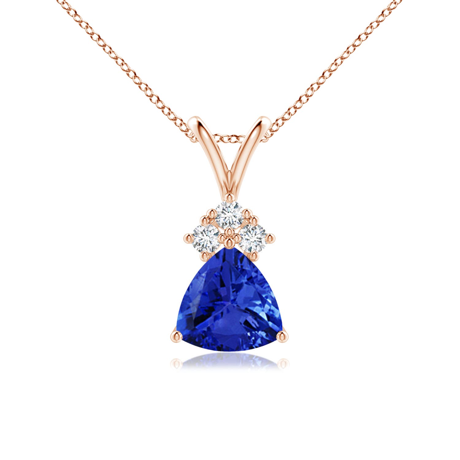 AAA - Tanzanite / 0.81 CT / 14 KT Rose Gold